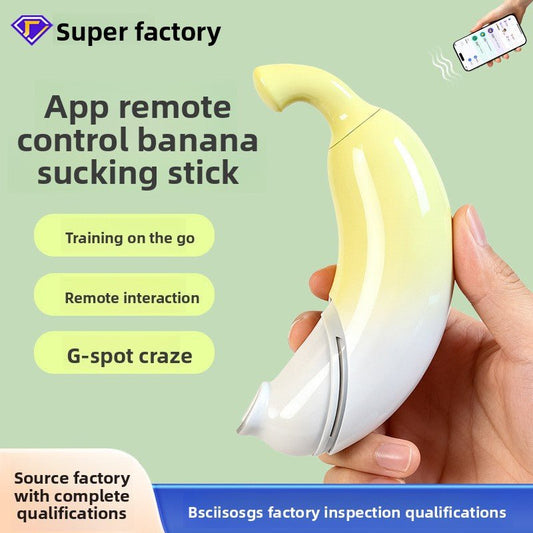Discreet Banana Vibrator - 9 Modes with Suction - EaseMode Wellness