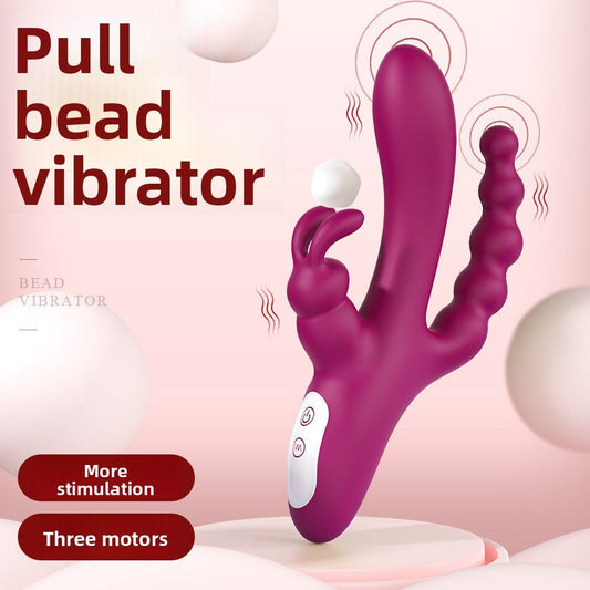 Triple Motor Vibrator for Women - Rose Design - EaseMode Wellness