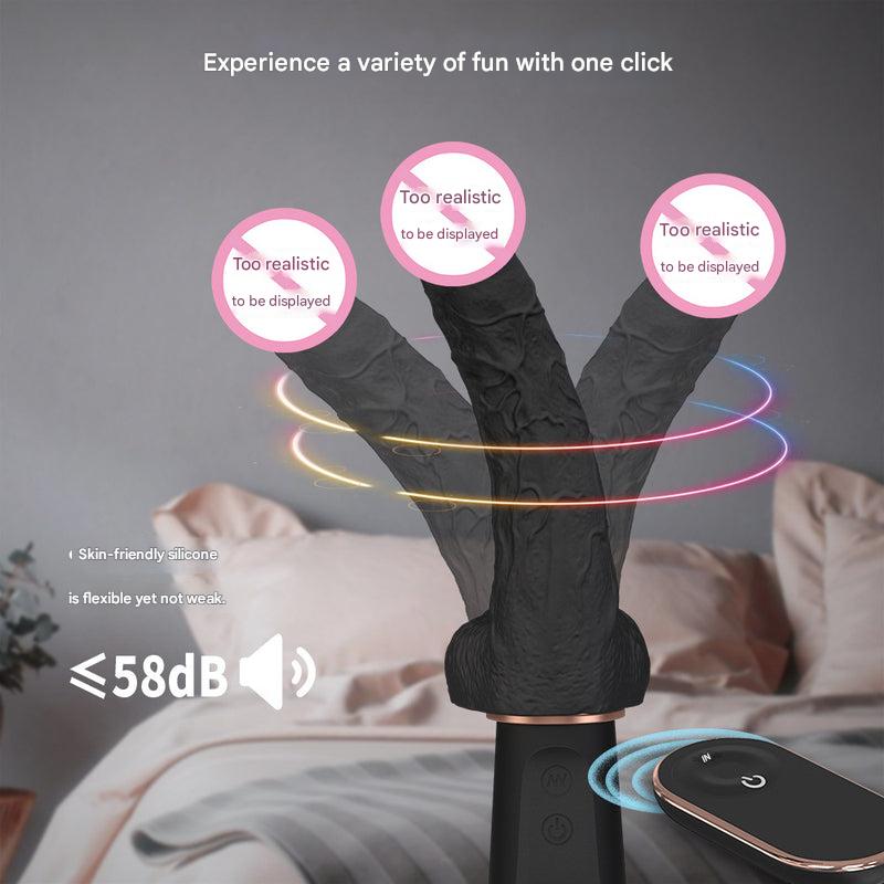 Wireless Heating Thrusting Vibrator for Intimate Pleasure - EaseMode Wellness