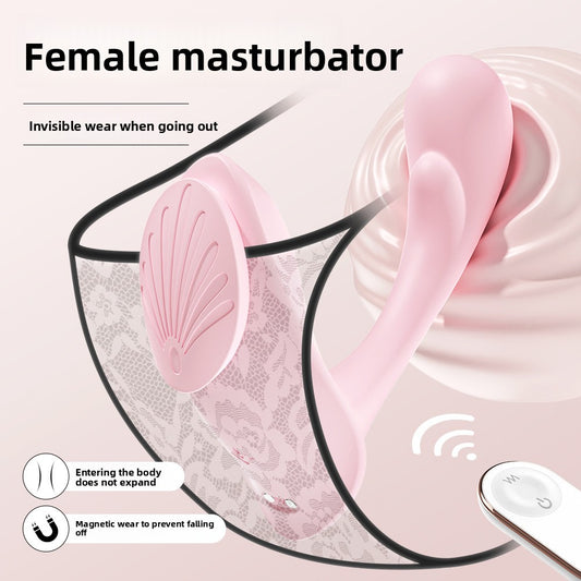 Remote Control Vibrator for Women, Wearable Adult Sex Toy, Invisible Wearable Vibrator for Underwear, Wearable Outside, Non-Virginity