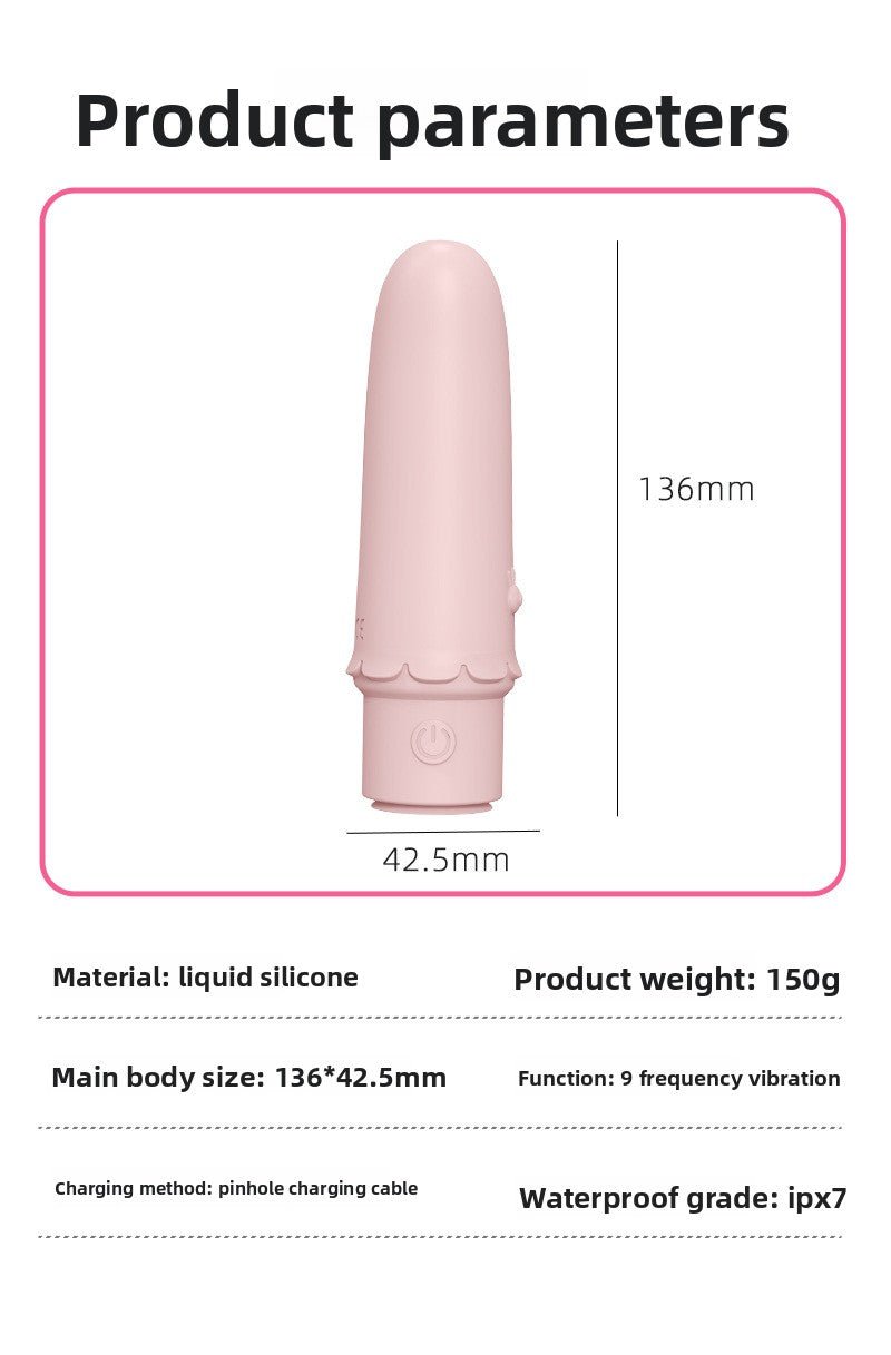 App - Controlled Mini Vibrator - 9 Vibration Modes - EaseMode Wellness