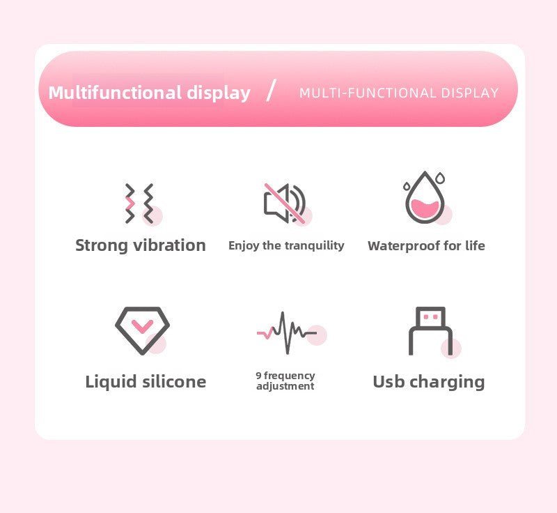 App - Controlled Mini Vibrator - 9 Vibration Modes - EaseMode Wellness