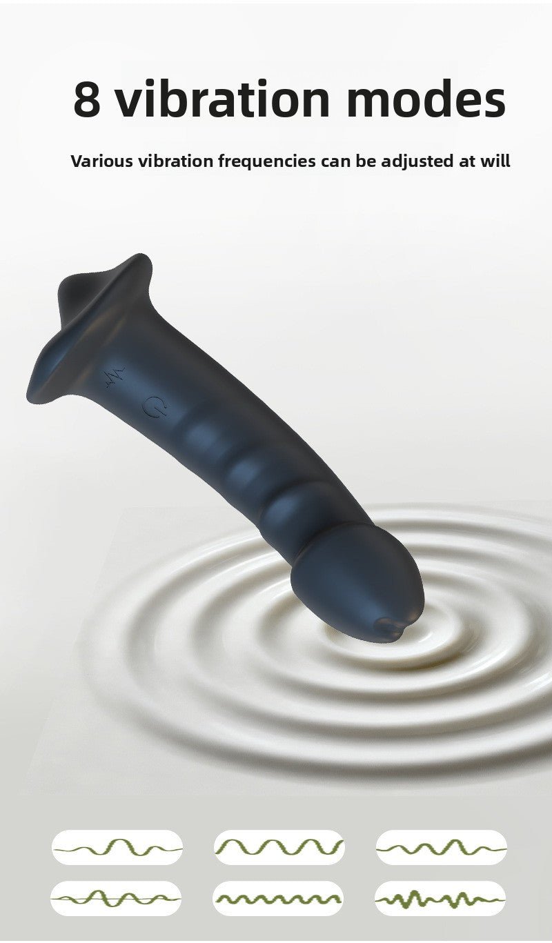 APP-Controlled Vibrating Anal Plug with 8 vibration modes, offering customizable stimulation through various frequency settings.