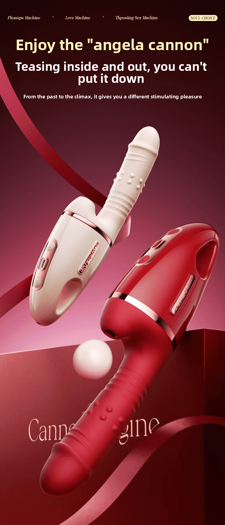 APP Gun Machine Automatic Thrusting Vibrator for Women - EaseMode Wellness