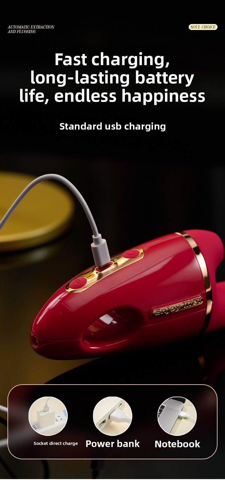 APP Gun Machine Automatic Thrusting Vibrator for Women - EaseMode Wellness