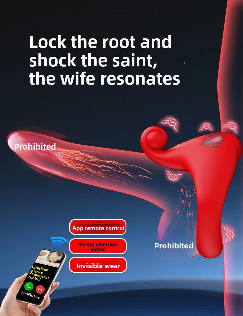 App Remote Control Semen Locking Ring Massager - EaseMode Wellness