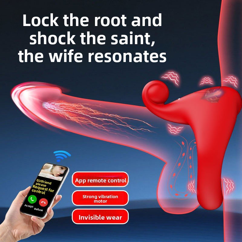 App Remote Control Semen Locking Ring Massager - EaseMode Wellness