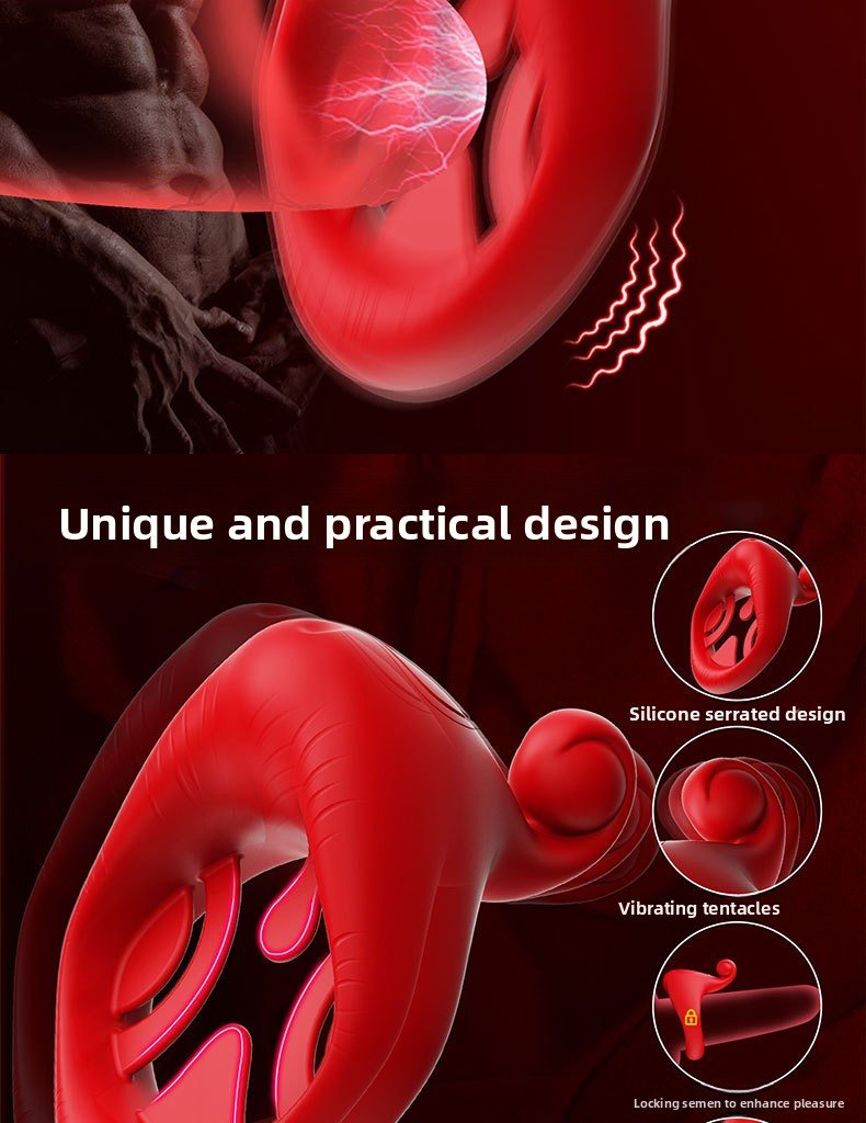 App Remote Control Semen Locking Ring Massager - EaseMode Wellness