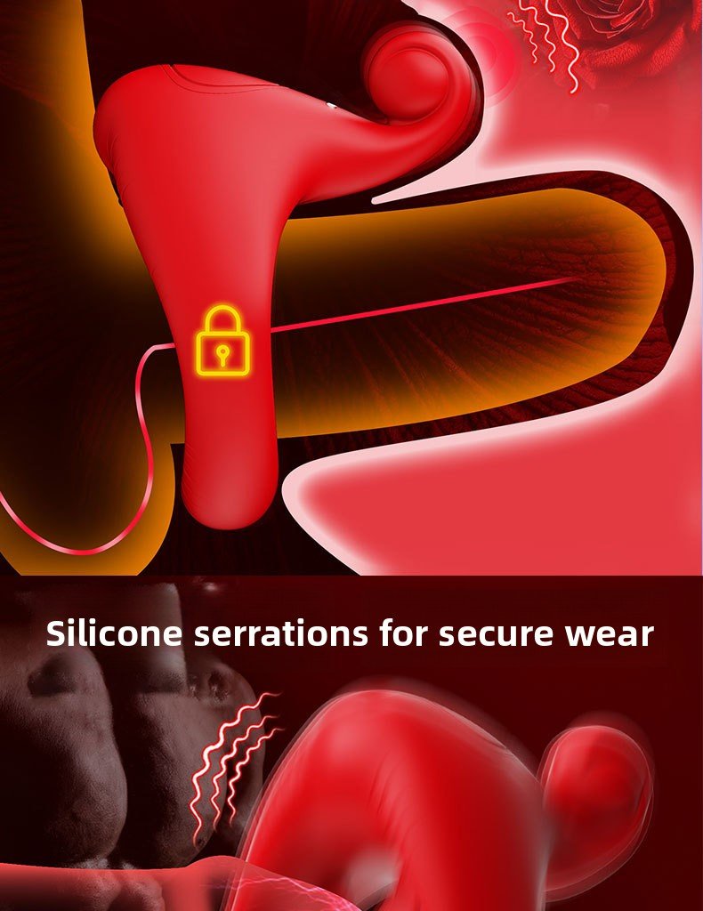 App Remote Control Semen Locking Ring Massager - EaseMode Wellness