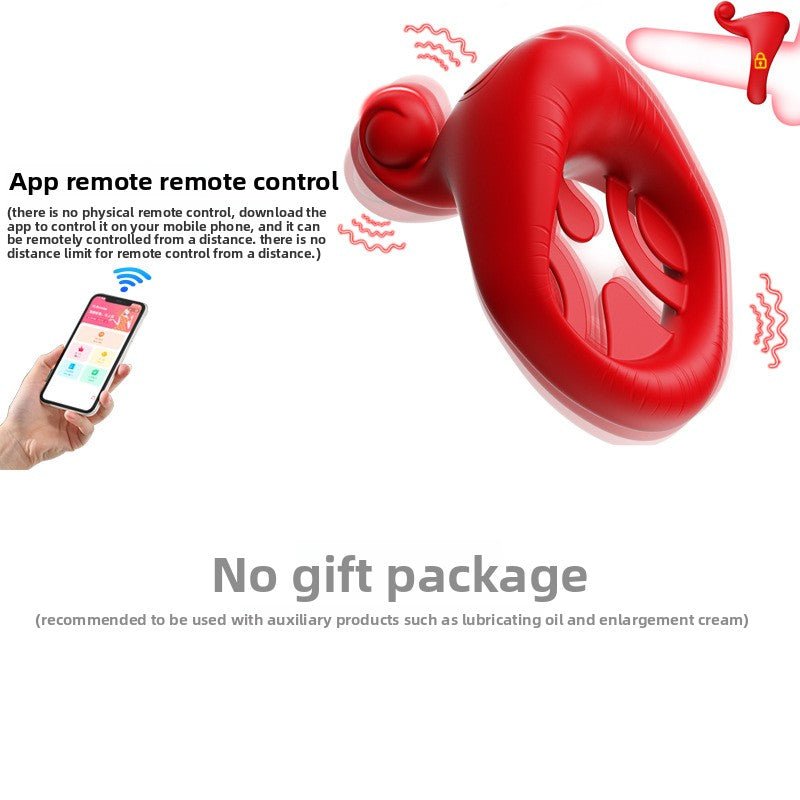 App Remote Control Semen Locking Ring Massager - EaseMode Wellness