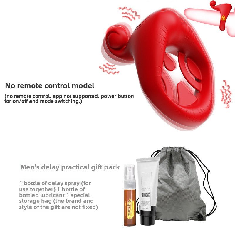 App Remote Control Semen Locking Ring Massager - EaseMode Wellness