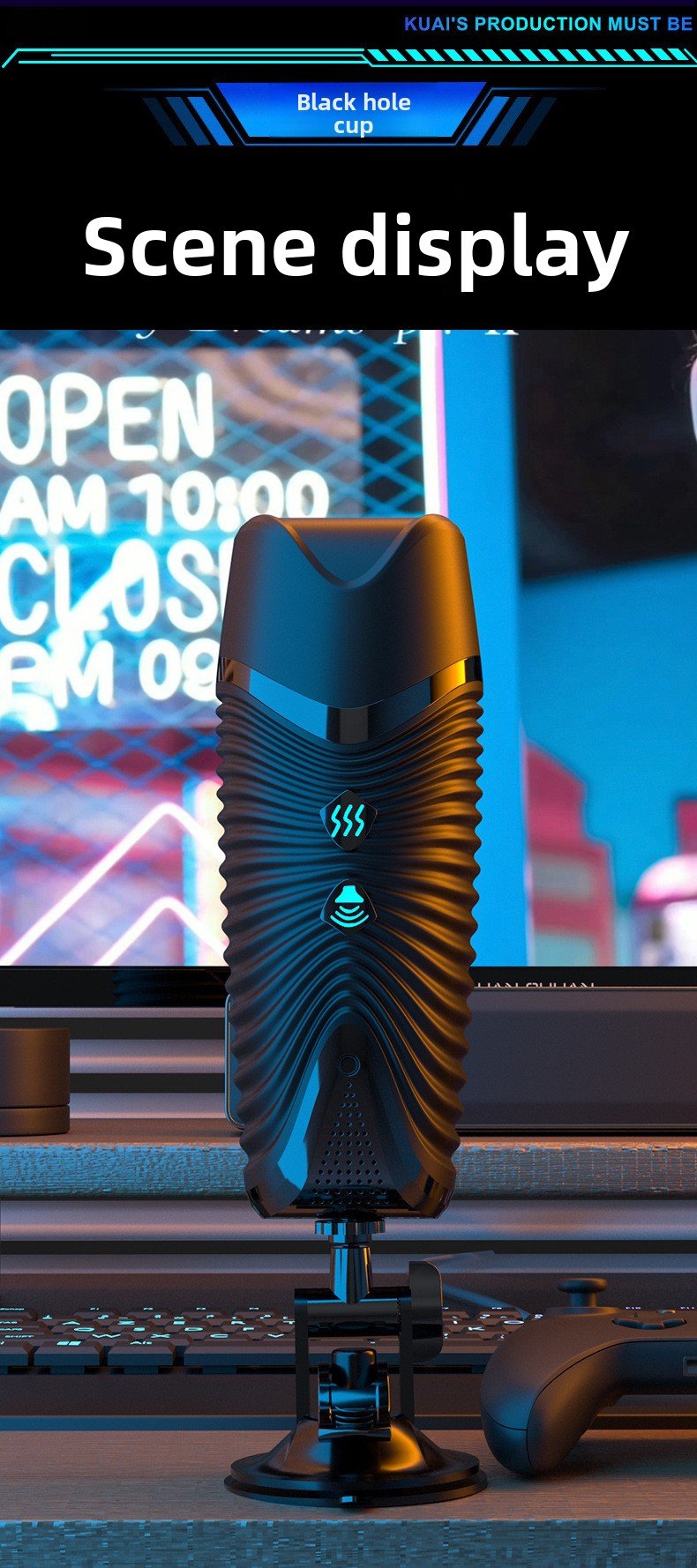 Automatic Stroker with Heating and Suction - Premium Pleasure Device - EaseMode Wellness