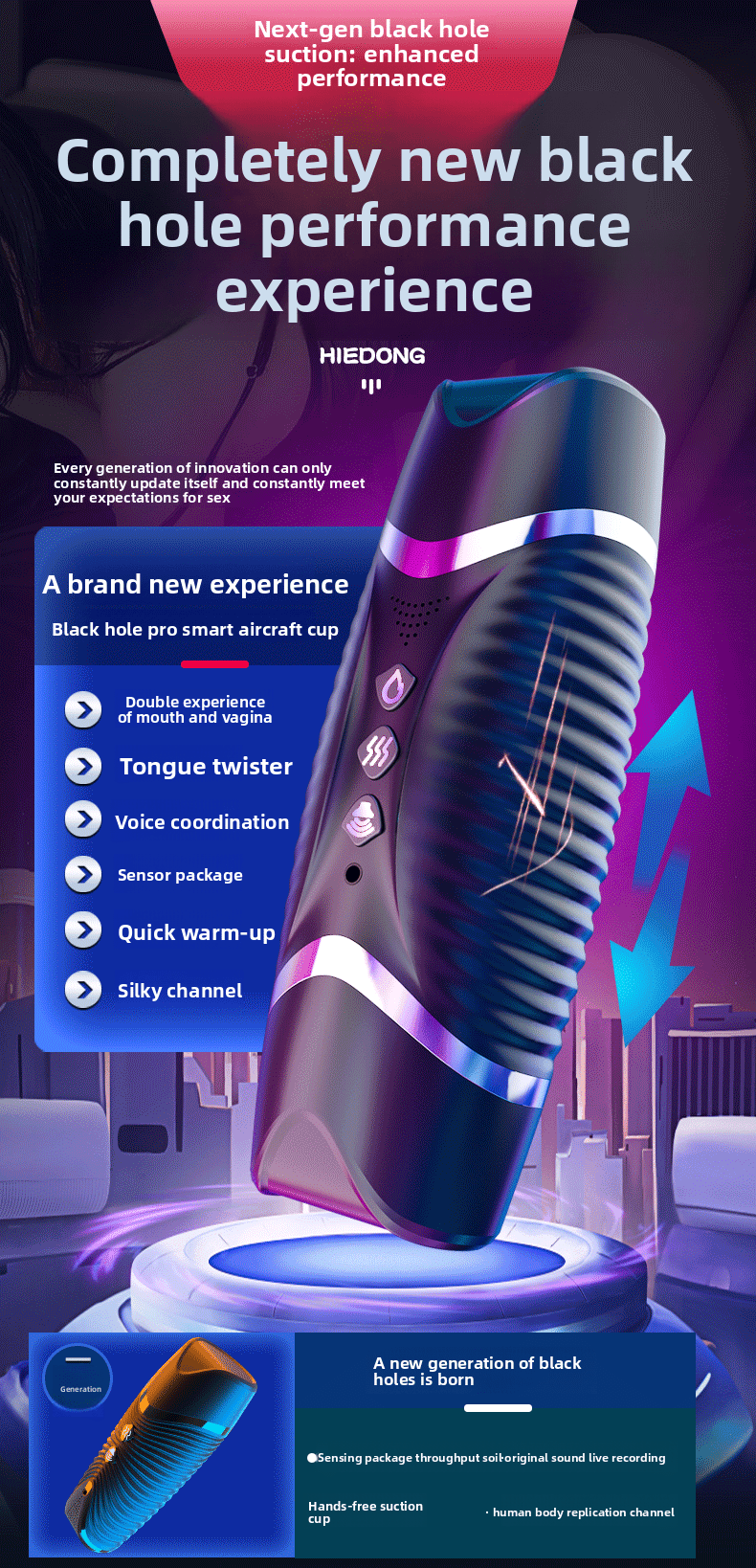 Automatic Stroker with Heating and Suction - Premium Pleasure Device - EaseMode Wellness