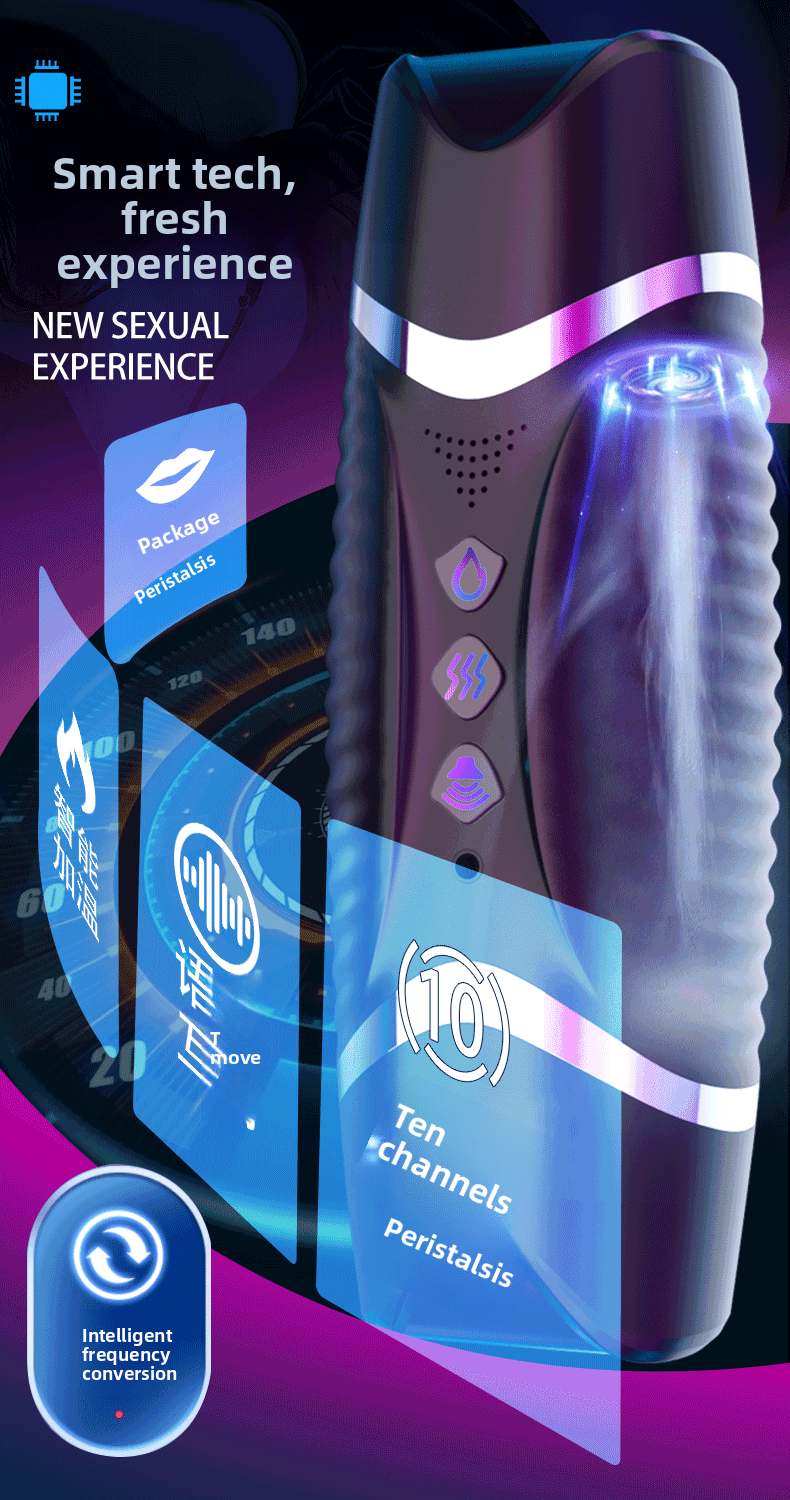 Automatic Stroker with Heating and Suction - Premium Pleasure Device - EaseMode Wellness