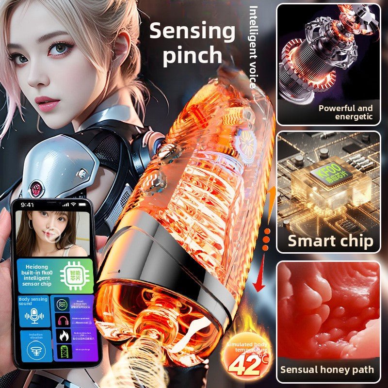 Automatic Stroker with Heating and Suction - Premium Pleasure Device - EaseMode Wellness