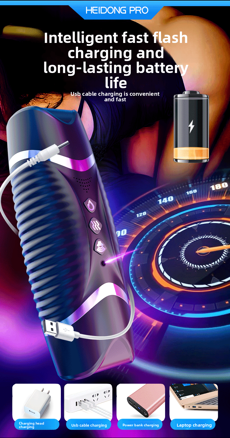 Automatic Stroker with Heating and Suction - Premium Pleasure Device - EaseMode Wellness