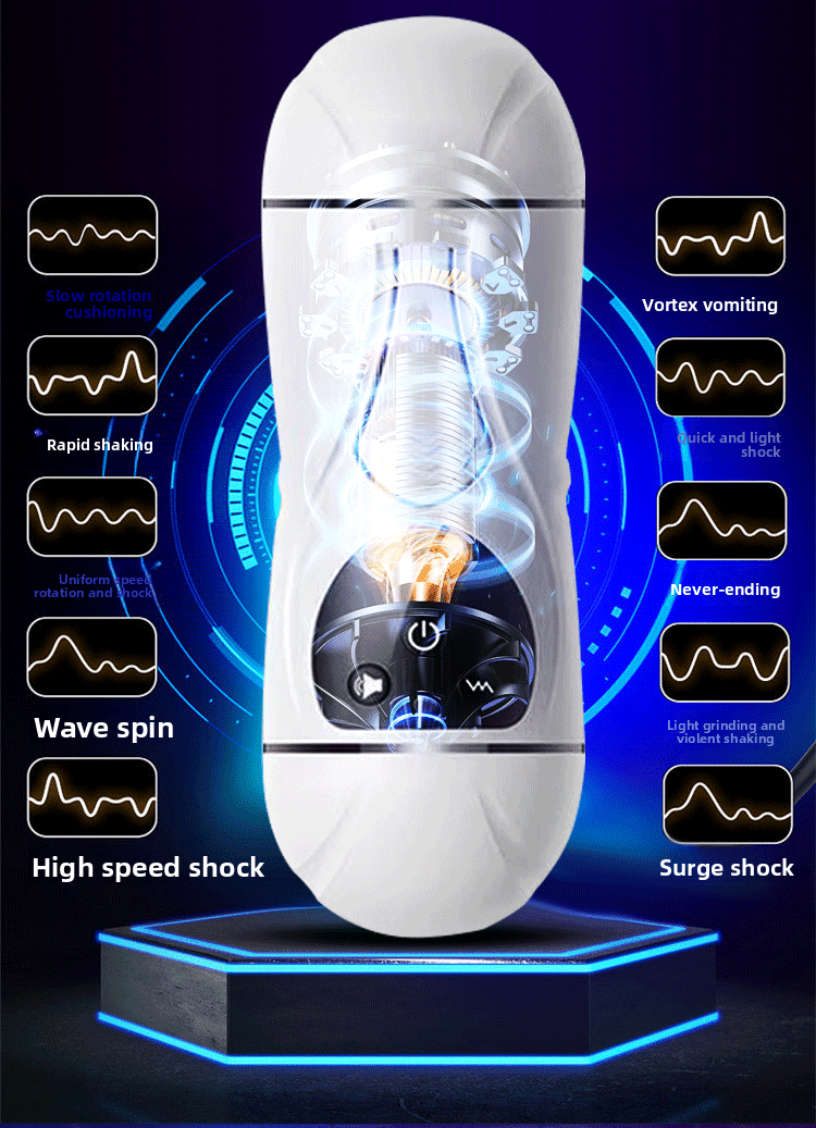 Automatic Stroker with Thrusting and Suction Features - EaseMode Wellness