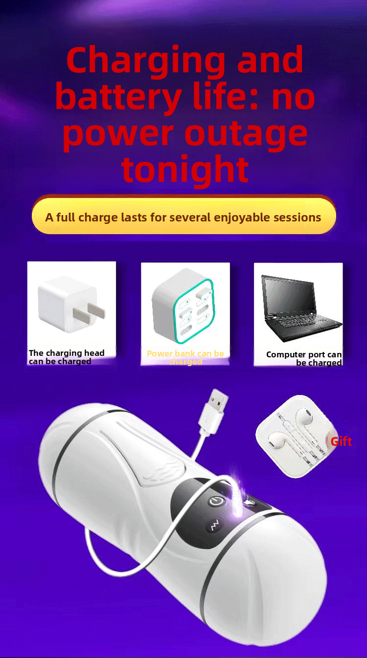 Automatic Stroker with Thrusting and Suction Features - EaseMode Wellness