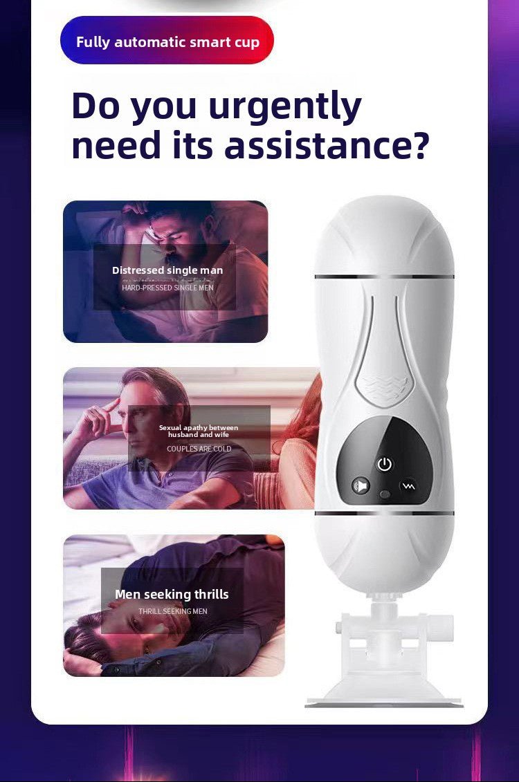 Automatic Stroker with Thrusting and Suction Features - EaseMode Wellness