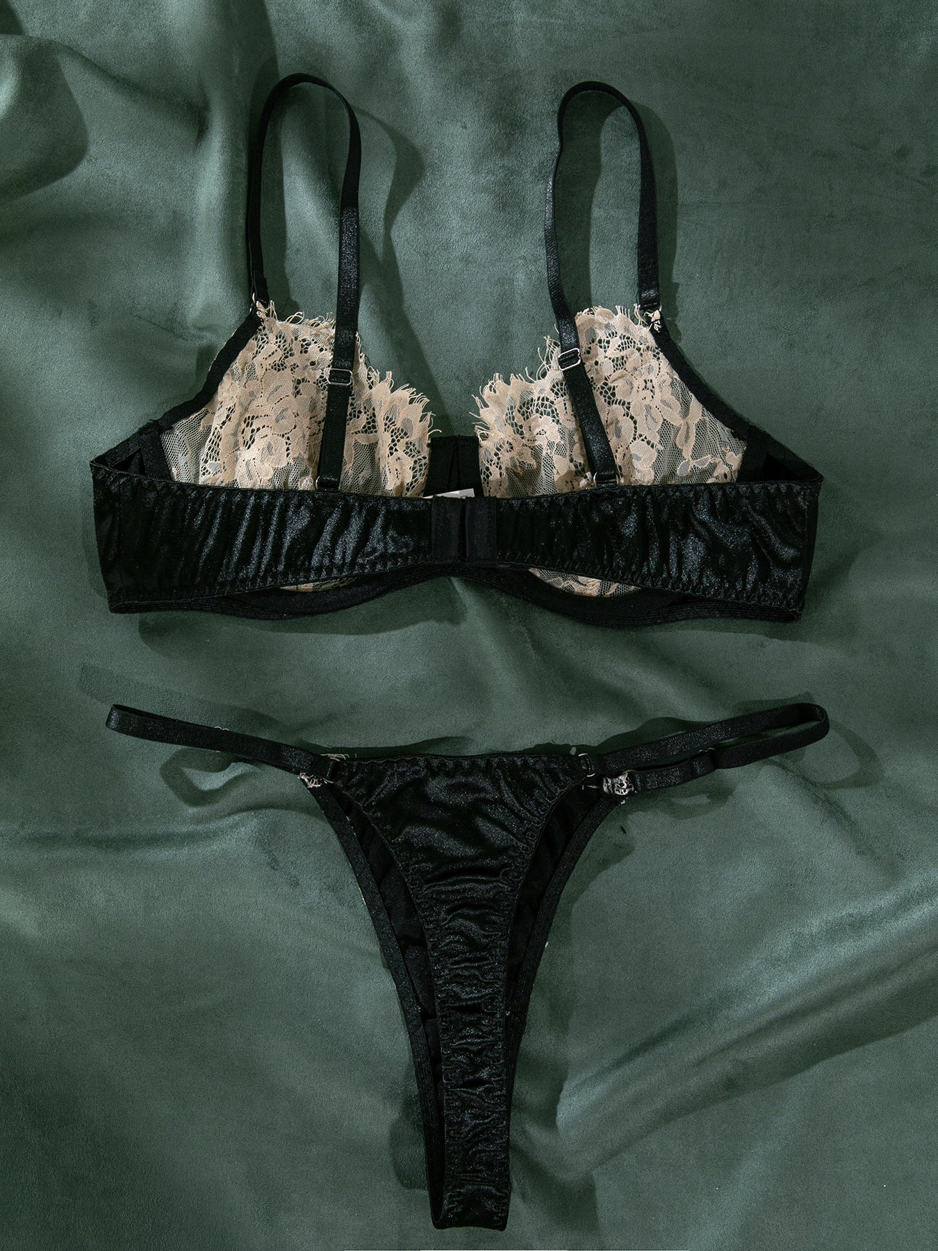 Bra Set Lace Satin Push - Up for Hot Girls - EaseMode Wellness