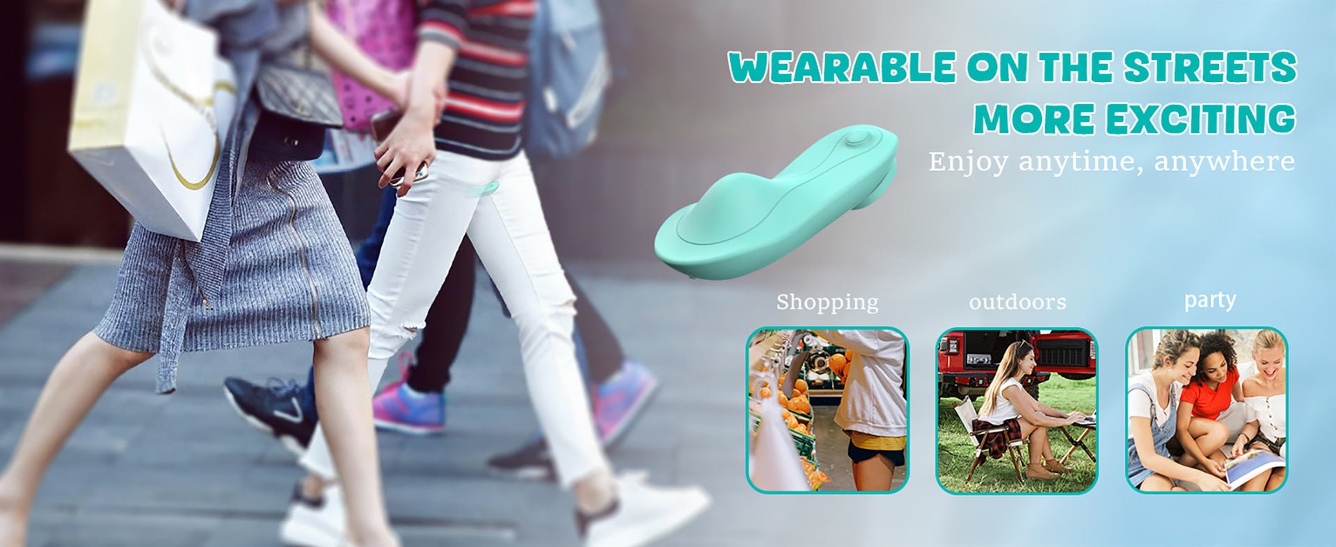 Couples Wearable Vibrator for Outdoor Use - EaseMode Wellness