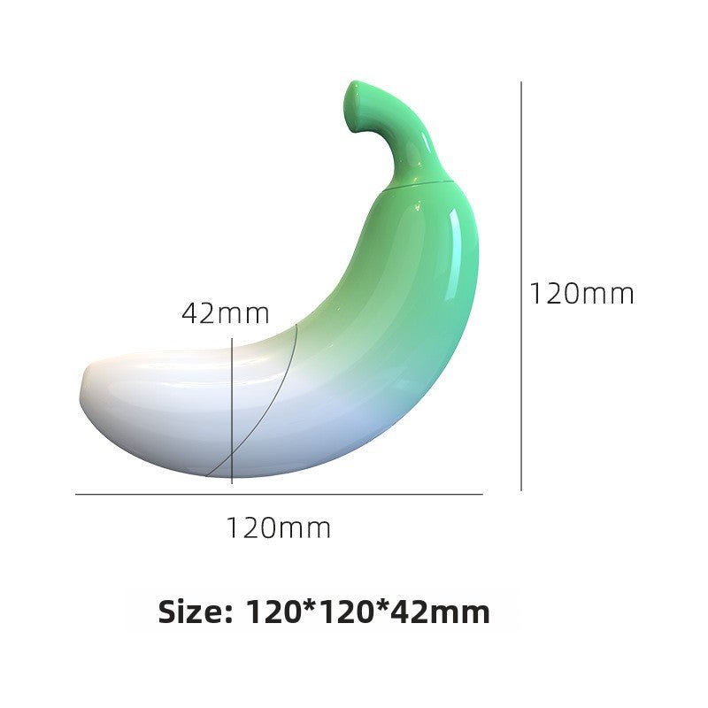 Discreet Banana Vibrator - 9 Modes with Suction - EaseMode Wellness