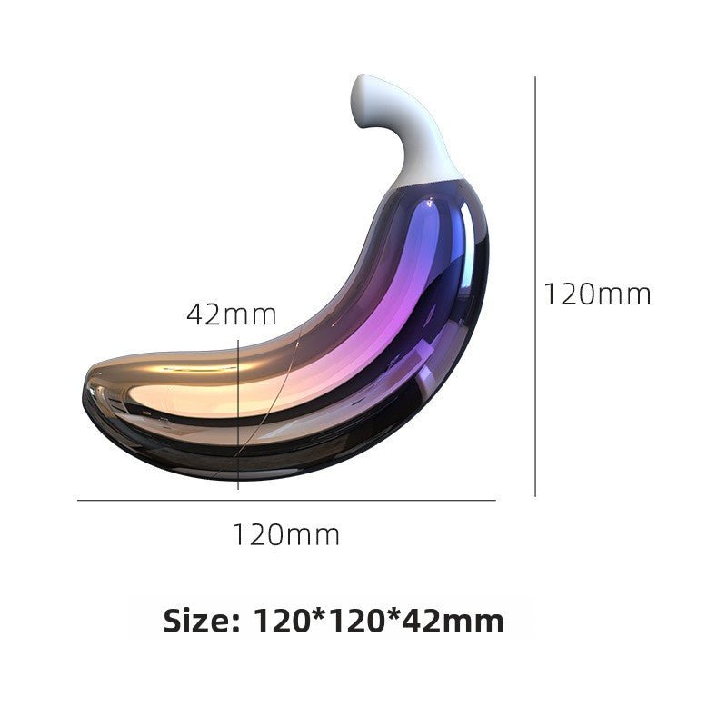 Discreet Banana Vibrator - 9 Modes with Suction - EaseMode Wellness