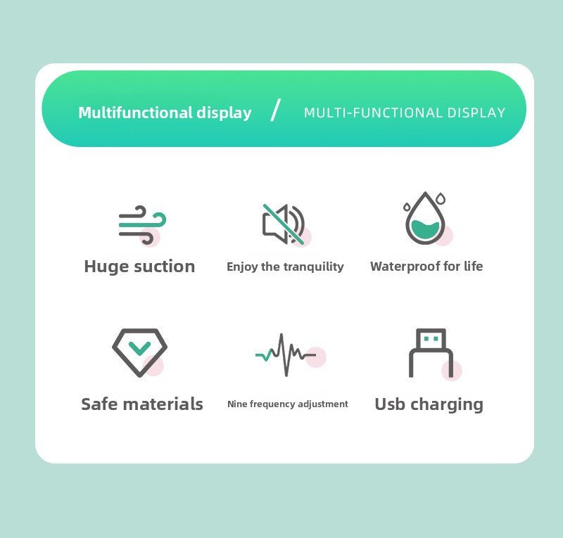 Discreet Banana Vibrator - 9 Modes with Suction - EaseMode Wellness