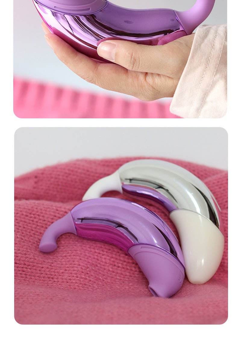 Discreet Banana Vibrator - 9 Modes with Suction - EaseMode Wellness