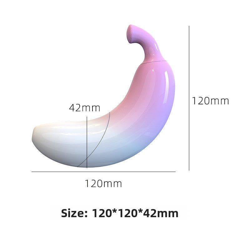 Discreet Banana Vibrator - 9 Modes with Suction - EaseMode Wellness