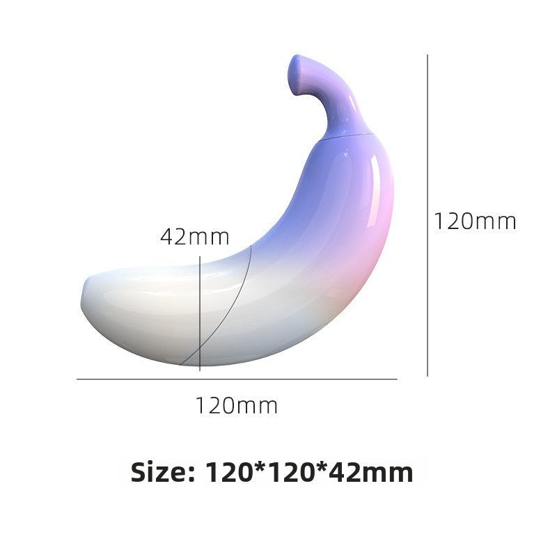 Discreet Banana Vibrator - 9 Modes with Suction - EaseMode Wellness