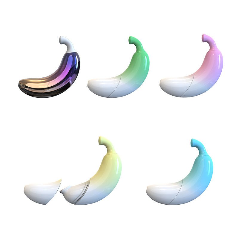 Discreet Banana Vibrator - 9 Modes with Suction - EaseMode Wellness