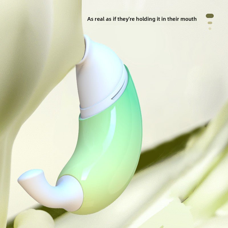 Discreet Banana Vibrator - 9 Modes with Suction - EaseMode Wellness