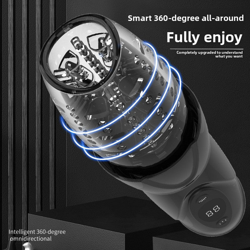 Electric 360° Rotating Male Masturbator by EaseMode - EaseMode Wellness