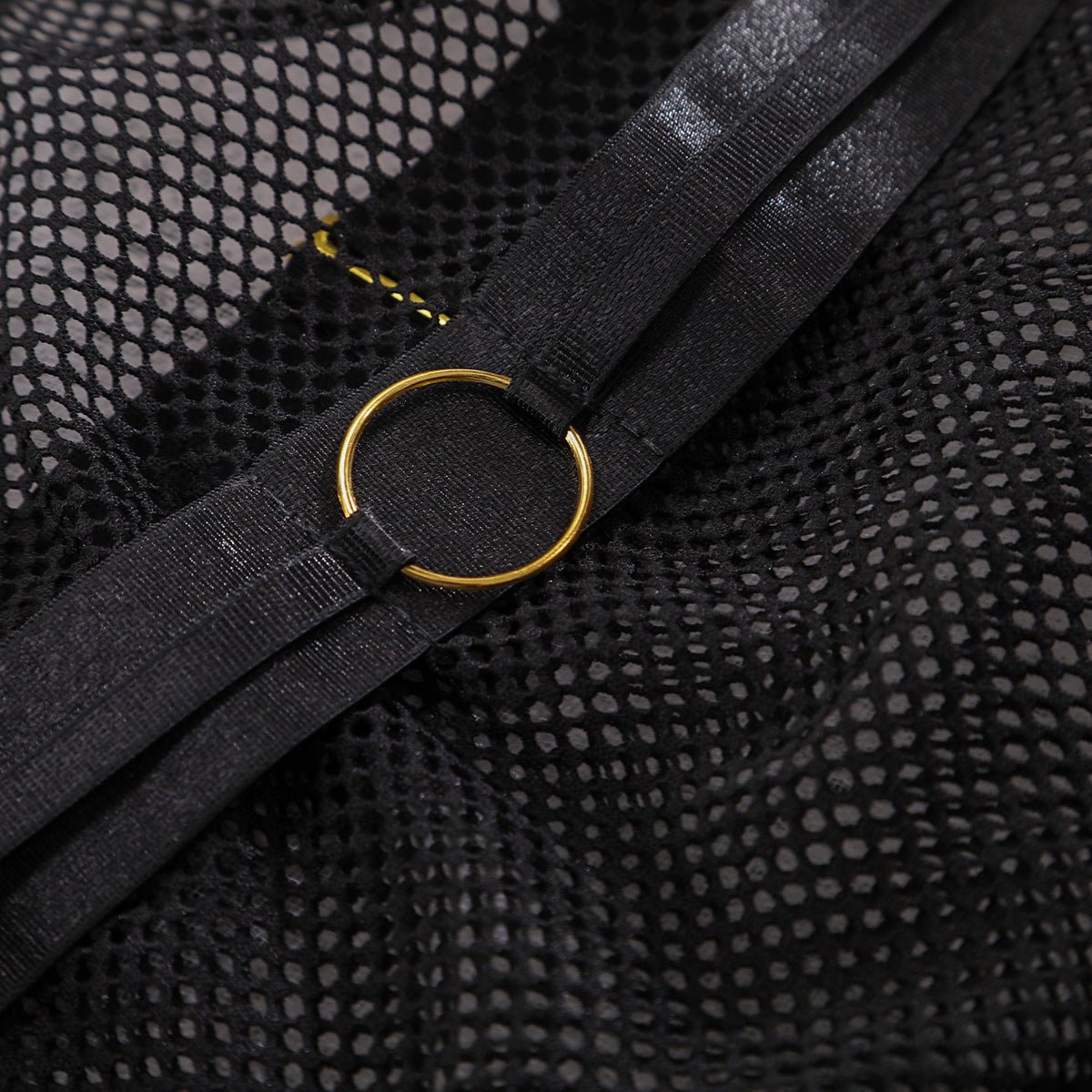 Fishnet Push - Up Jumpsuit for Slim Fit Styling - EaseMode Wellness