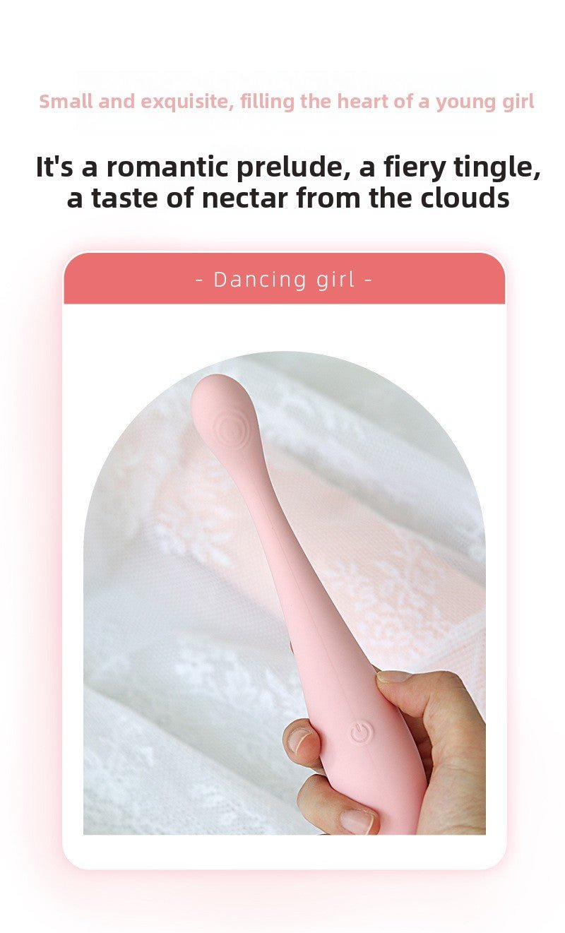 G-Spot震动器与震动蛋手持展示，强调其小巧精致与浪漫设计，适合女性情趣用品市场。