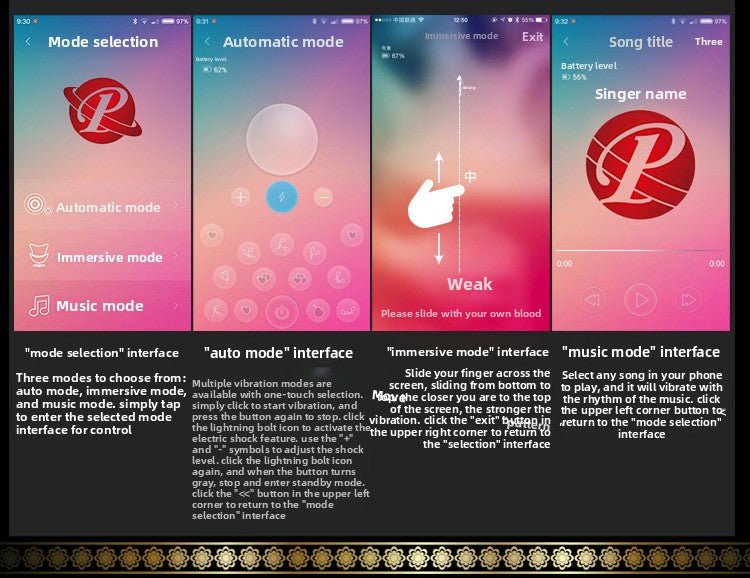 Golden Paladin Remote Control Anal Plug for Wellness - EaseMode Wellness