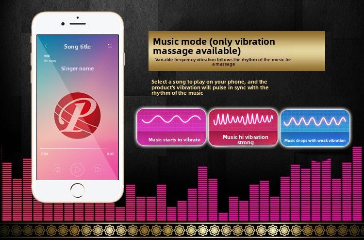 Golden Paladin Remote Control Anal Plug for Wellness - EaseMode Wellness