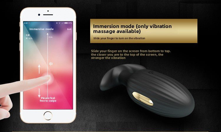 Golden Paladin Remote Control Anal Plug for Wellness - EaseMode Wellness