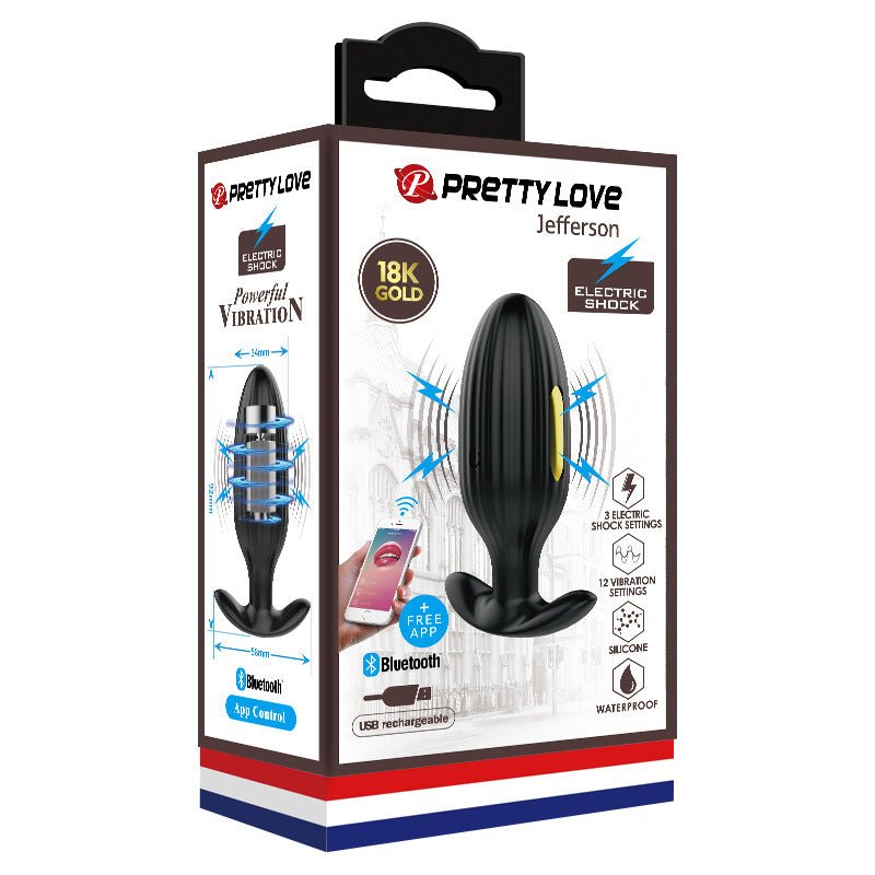 Golden Paladin Remote Control Anal Plug for Wellness - EaseMode Wellness