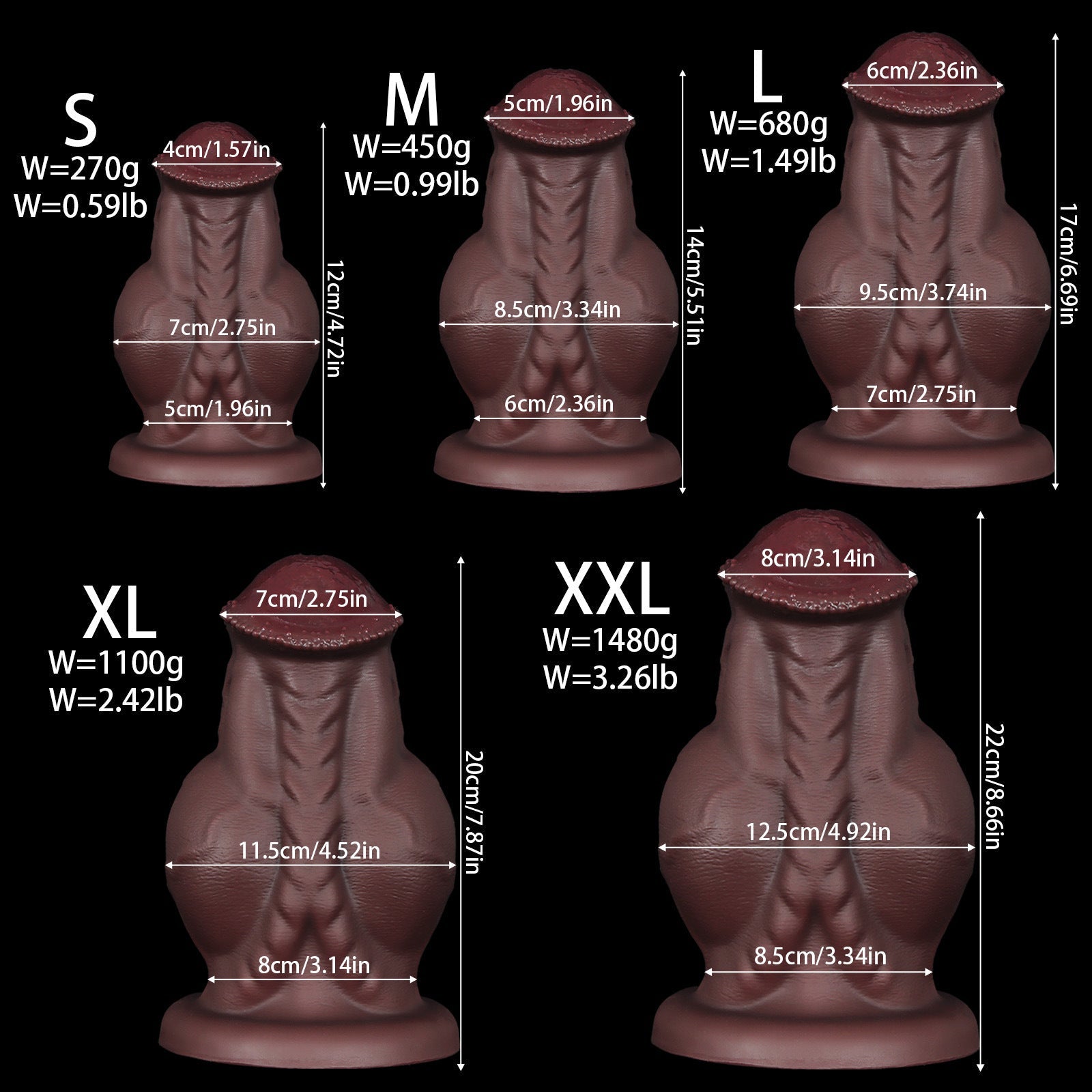 Large Muscle War Horse Anal Expansion Sex Products - EaseMode Wellness