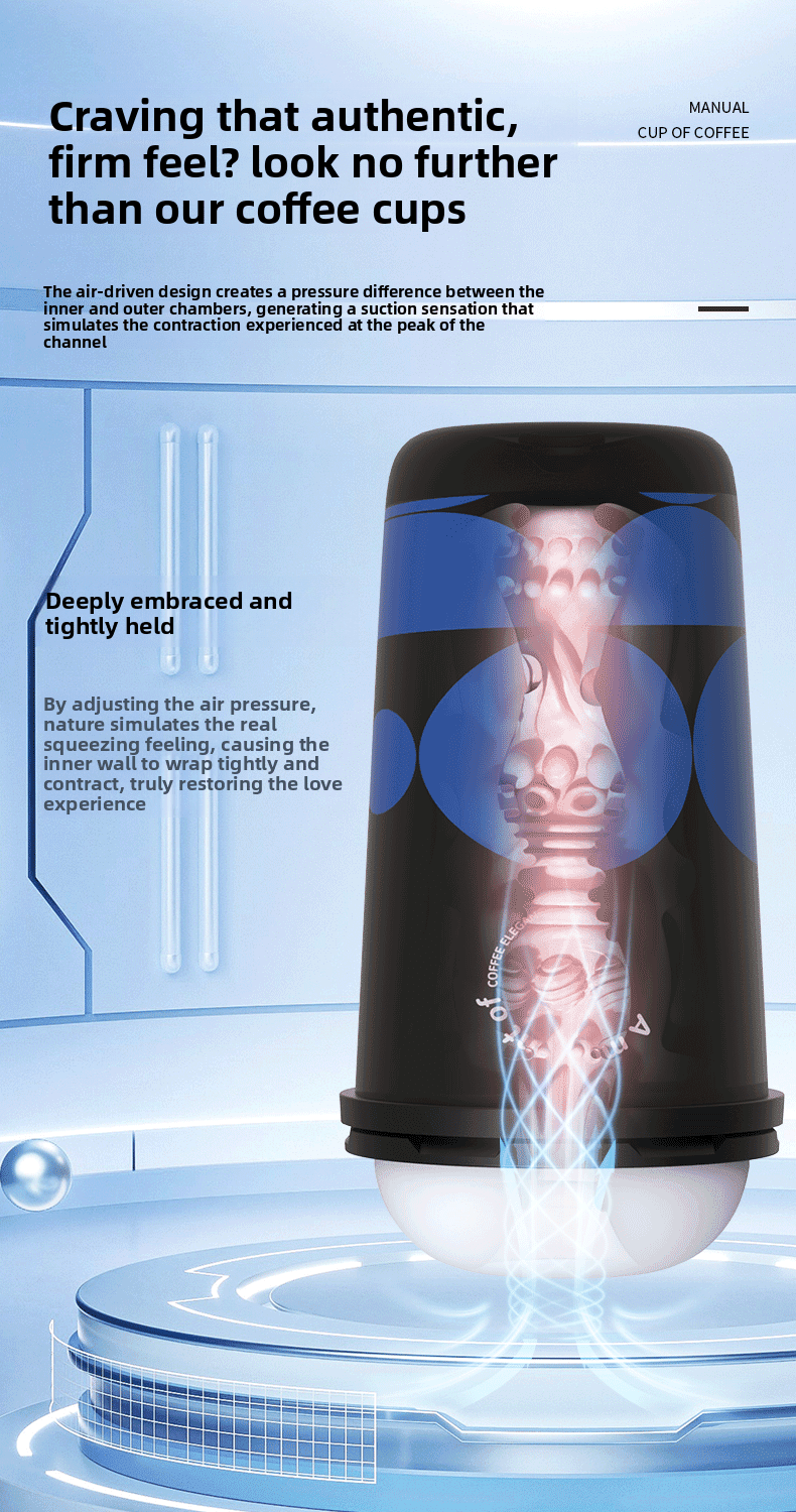 Male Masturbator Cup for Discreet Pleasure - EaseMode Wellness