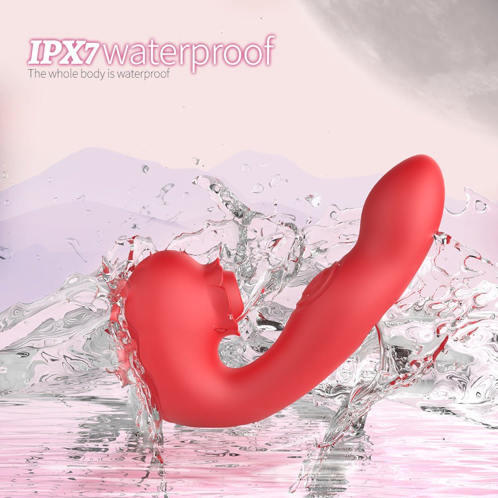 Multi - Function Vibrator with Suction & Thrusting - EaseMode Wellness