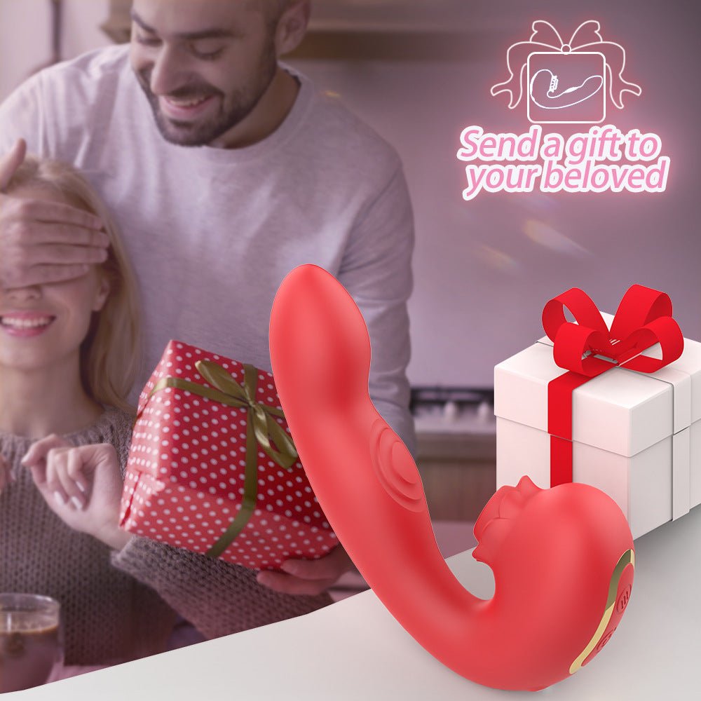 Multi - Function Vibrator with Suction & Thrusting - EaseMode Wellness