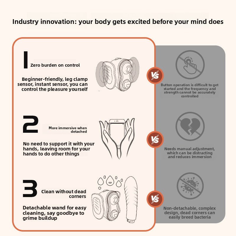 姬欲夹控炮机震动棒女生情性趣工具成年人用品入体自慰器性爱玩具 - EaseMode Wellness