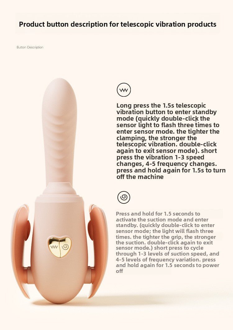 姬欲夹控炮机震动棒女生情性趣工具成年人用品入体自慰器性爱玩具 - EaseMode Wellness