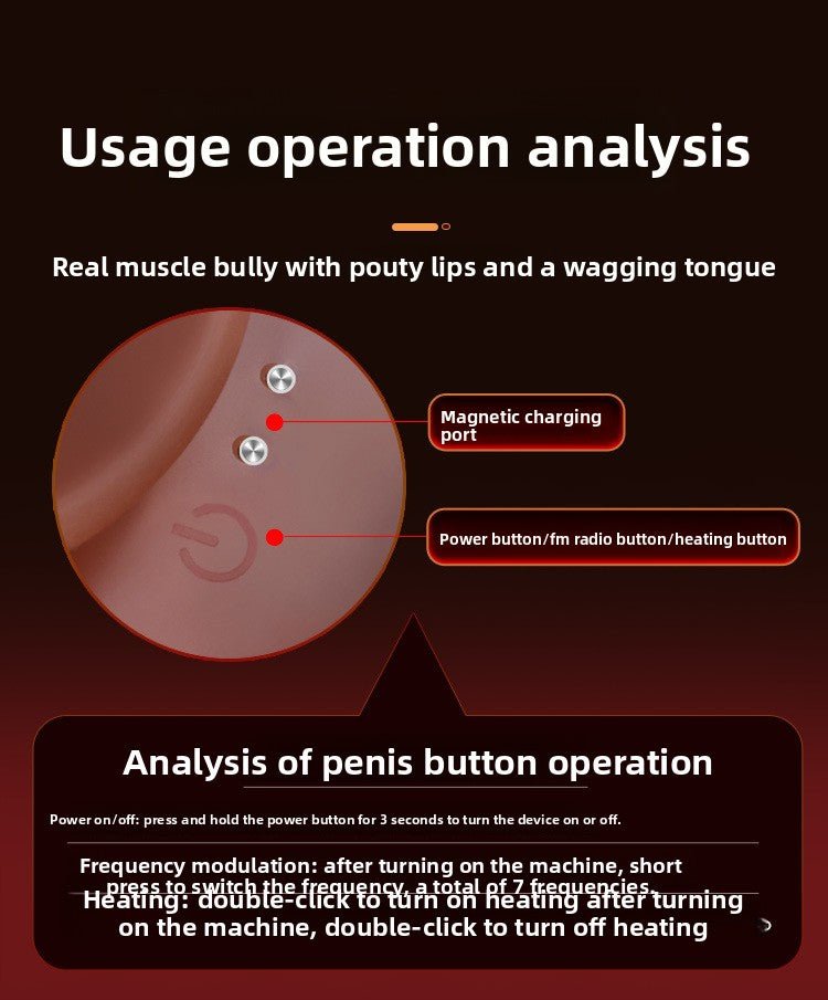 Realistic Silicone Electric Dildo for Female Pleasure - EaseMode Wellness