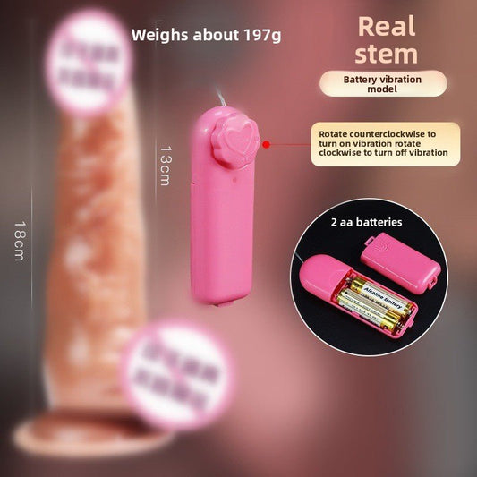Realistic Silicone Electric Dildo for Female Pleasure - EaseMode Wellness