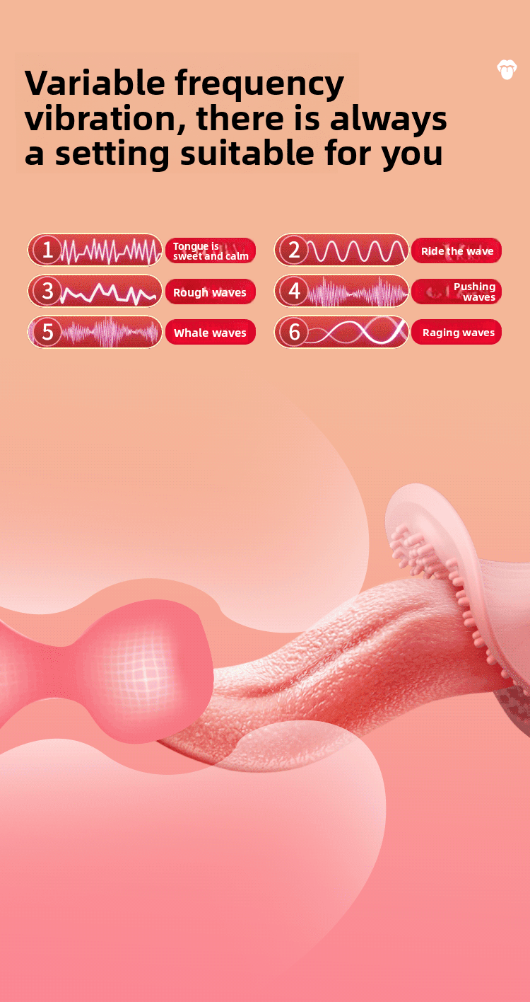 Realistic Tongue Vibrator for Licking and Suction - EaseMode Wellness