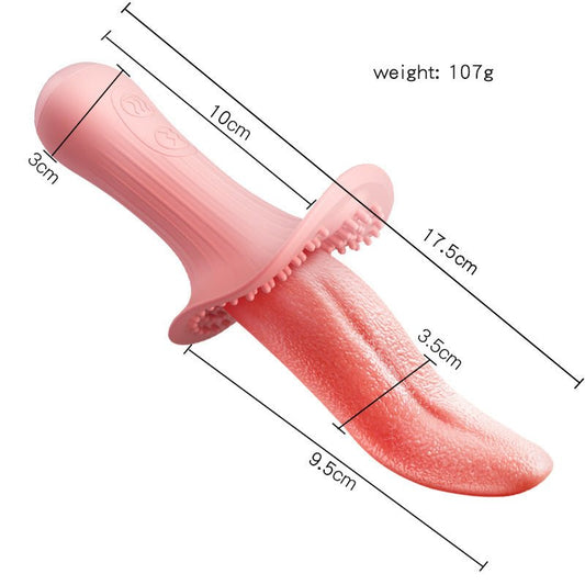 Realistic Tongue Vibrator for Licking and Suction - EaseMode Wellness